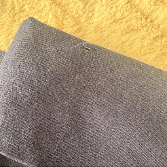 PINK Victoria’s Secret Navy Blue Ribbed Crop Top & Foldover Cotton Leggings Set - Picture 4 of 8